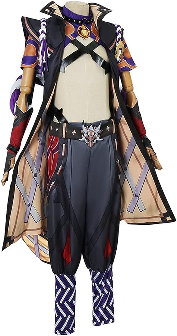 Genshin Impact: Arataki Itto Cosplay Costume and Wig