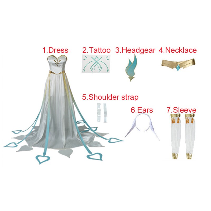 Genshin Impact: Greater Lord Rukkhadevata Cosplay Costume