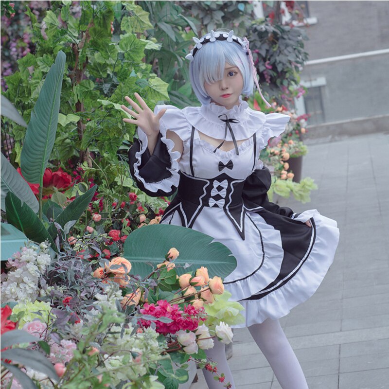 Re:Zero: Rem Cosplay Short Wig