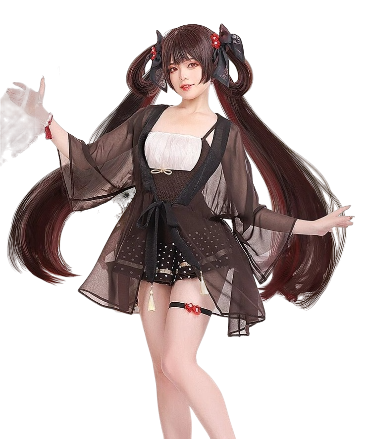 Genshin Impact: Hu Tao Pajamas Cosplay Costume