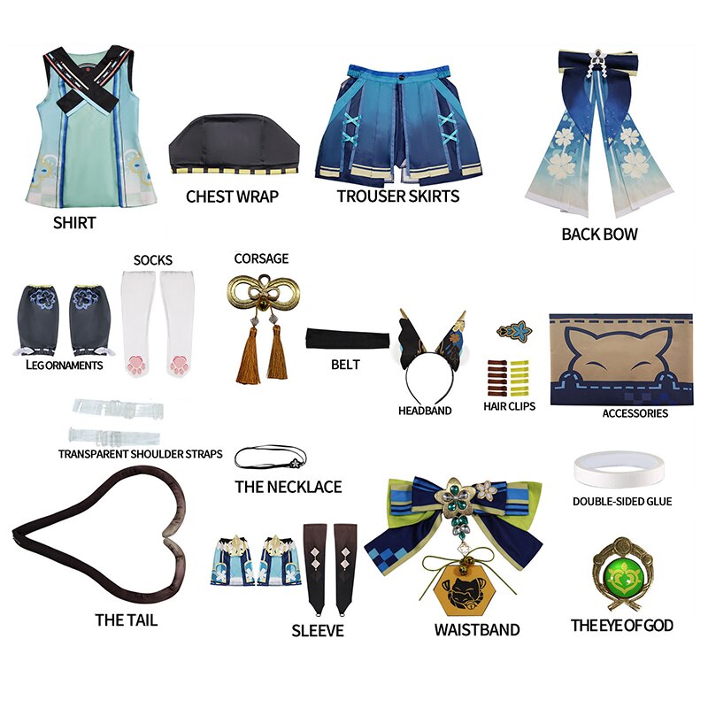 Genshin Impact: Kirara Cosplay Costume
