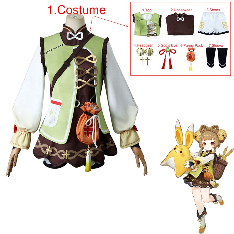 Genshin Impact: Yaoyao Cosplay Costume
