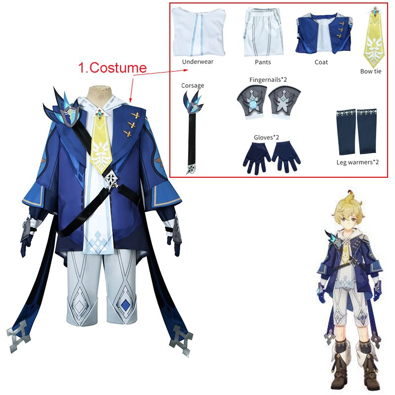 Genshin Impact: Mika Cosplay Costume