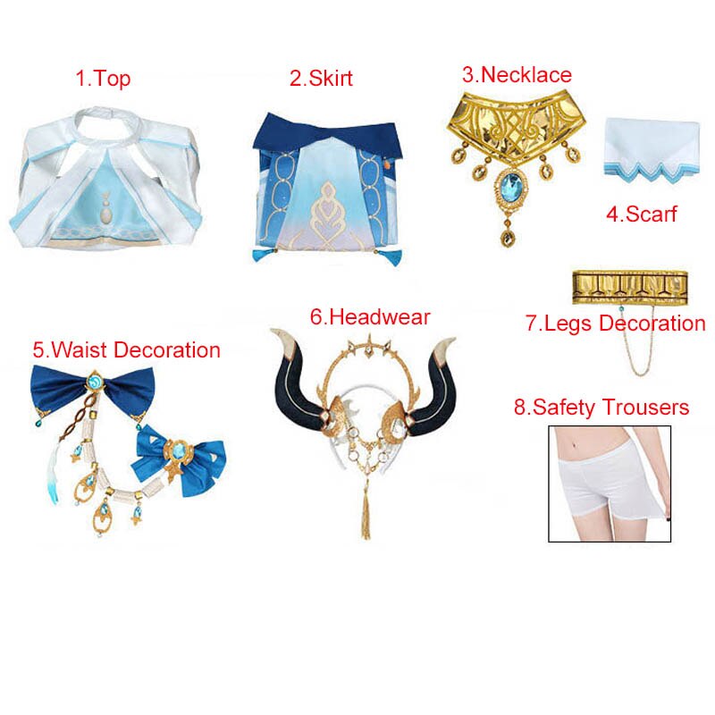 Genshin Impact: Nilou Cosplay Costume