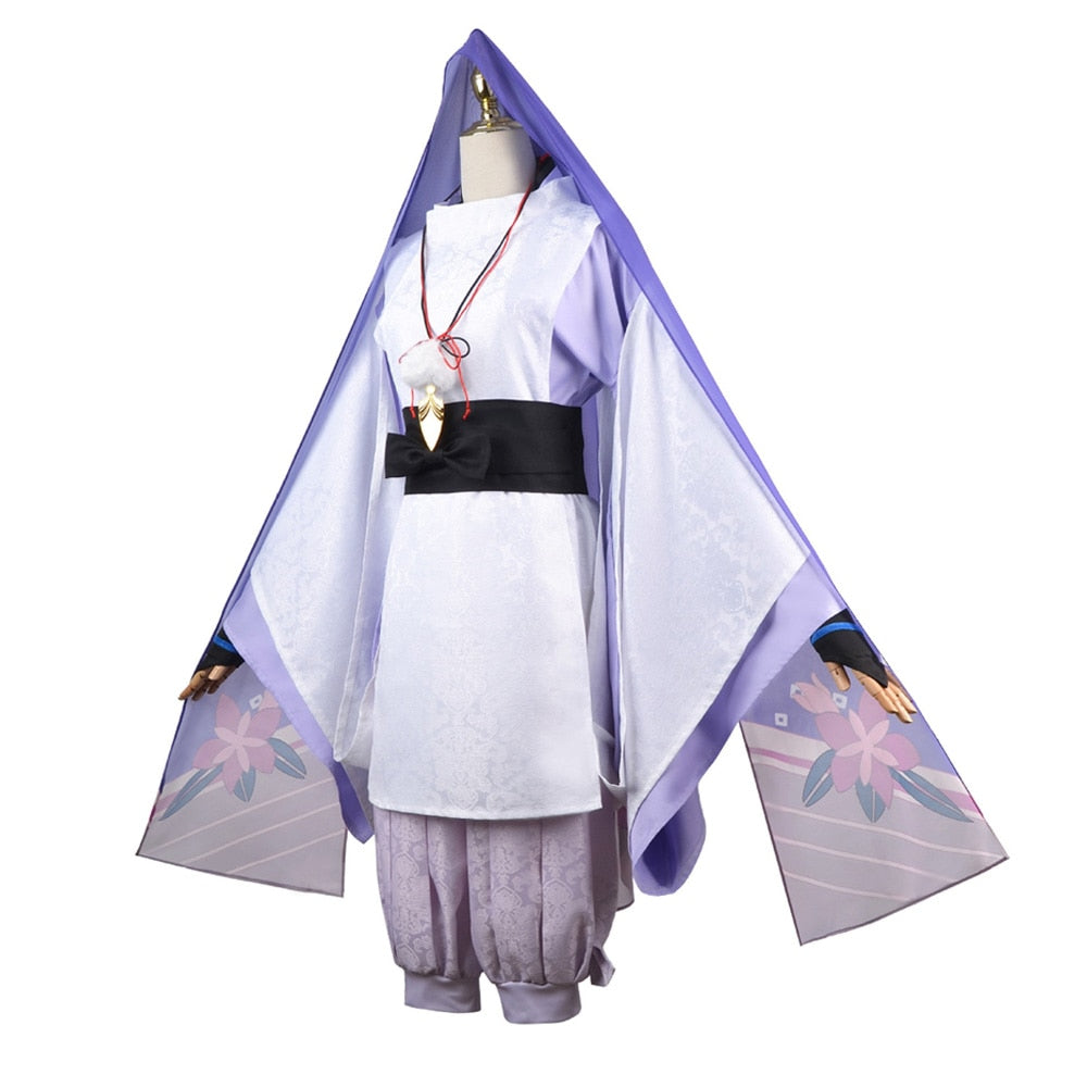 Genshin Impact: Scaramouche Wanderer Purple Cosplay Costume