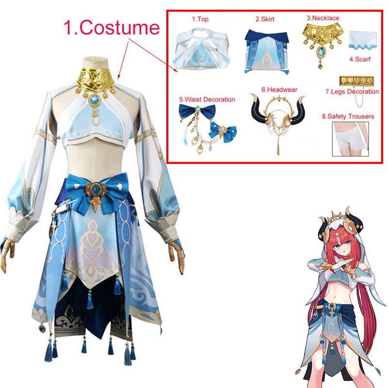Genshin Impact: Nilou Cosplay Costume