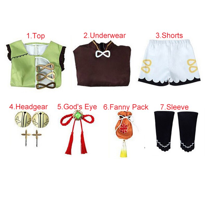 Genshin Impact: Yaoyao Cosplay Costume