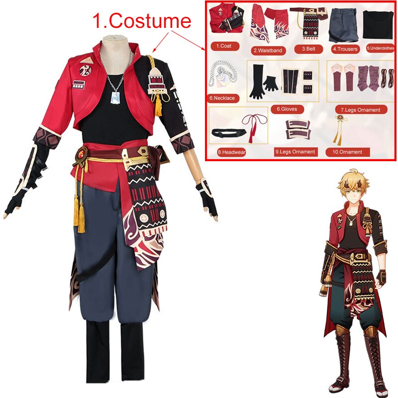 Genshin Impact: Thoma Cosplay Costume