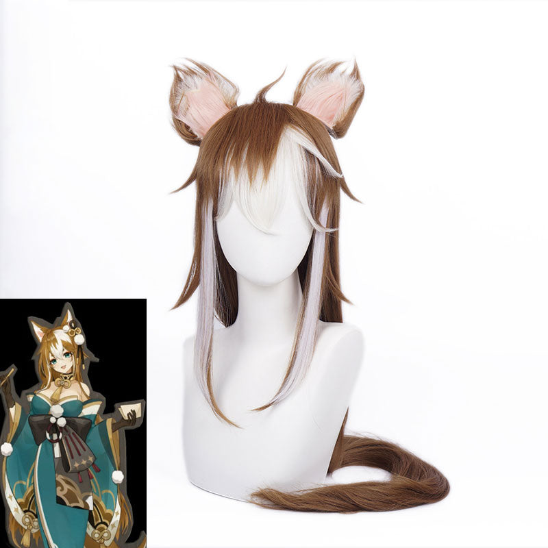 Genshin Impact: Gorou Dress Cosplay Wig