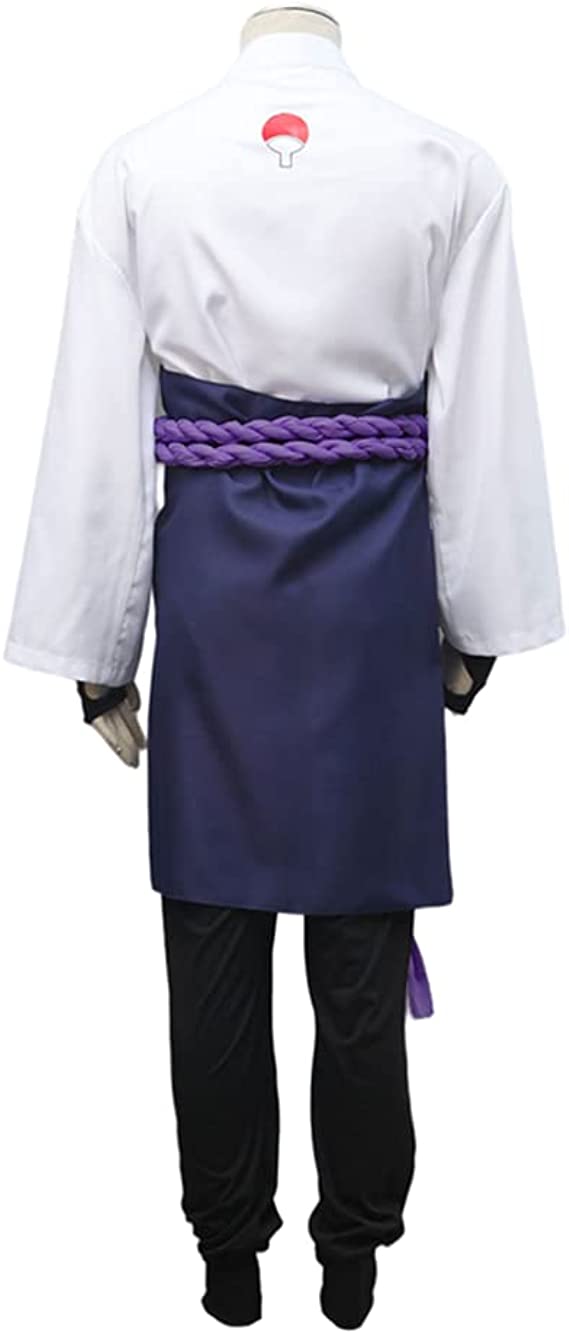 Naruto: Sasuke Uchiha White Cosplay Costume