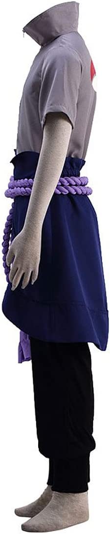 Naruto: Sasuke Uchiha Brown Cosplay Costume