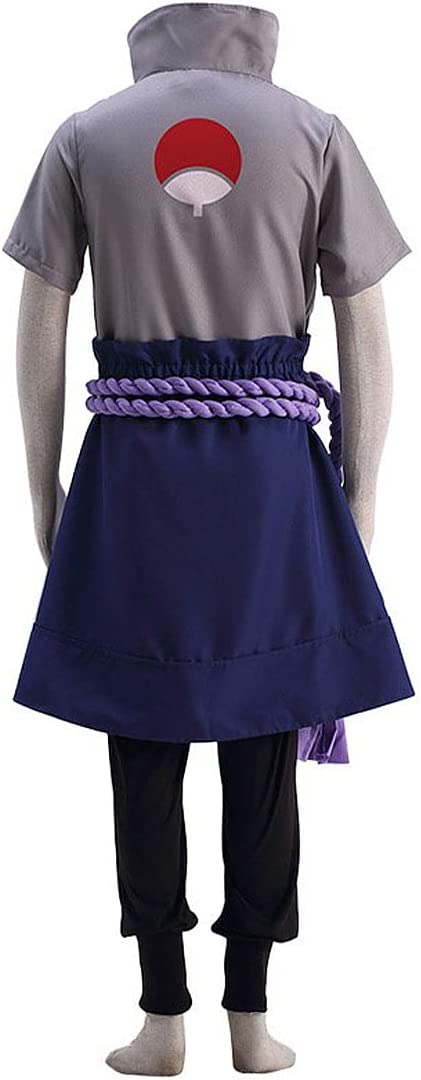 Naruto: Sasuke Uchiha Brown Cosplay Costume
