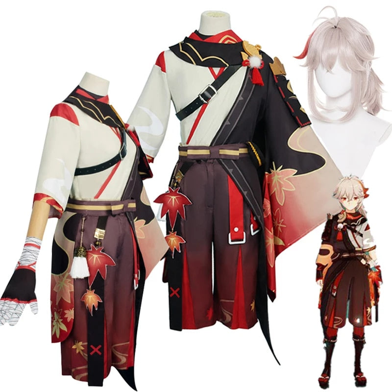 Genshin Impact: Kaedehara Kazuha Cosplay Wig