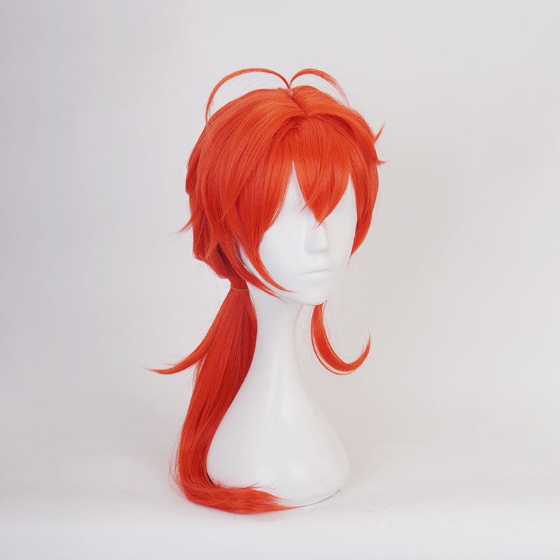 Genshin Impact: Diluc Cosplay Wig