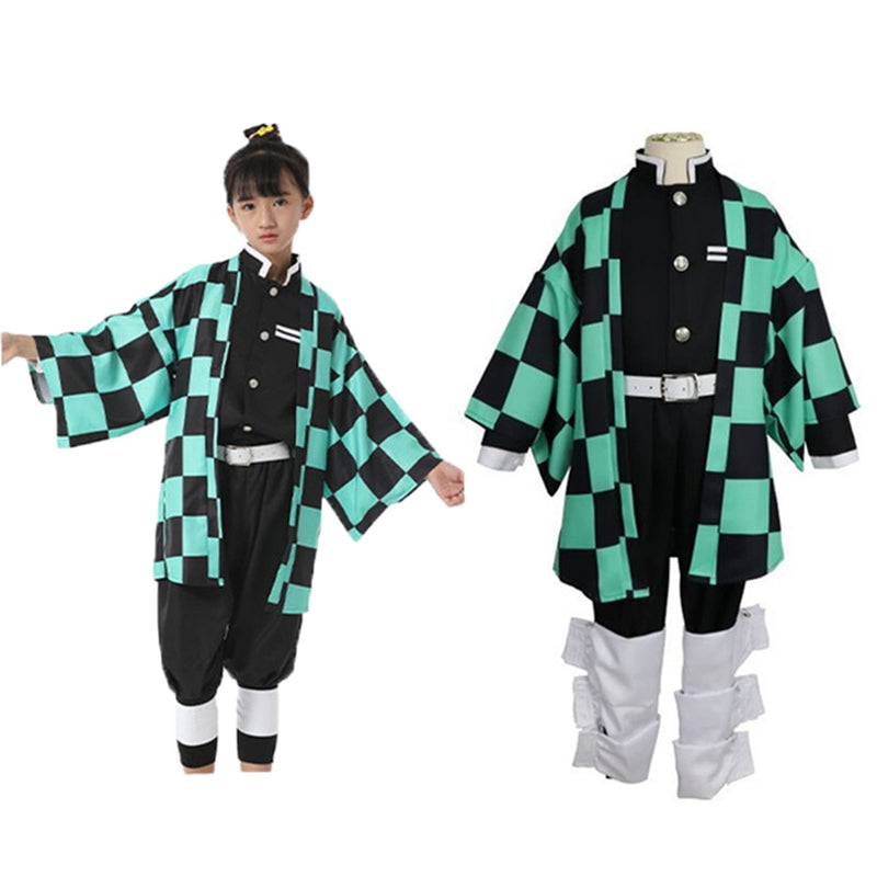 Demon Slayer: Tanjiro Kamado Child Cosplay Costume