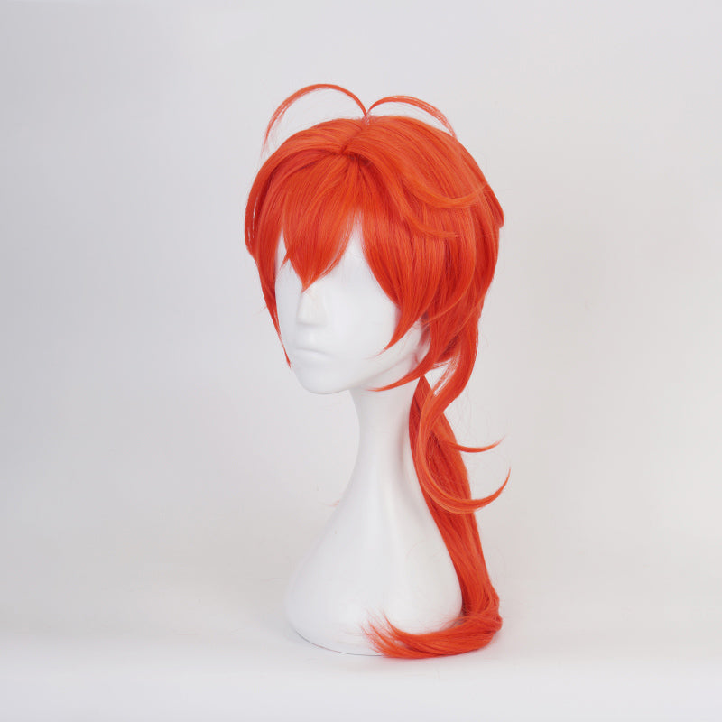 Genshin Impact: Diluc Cosplay Wig