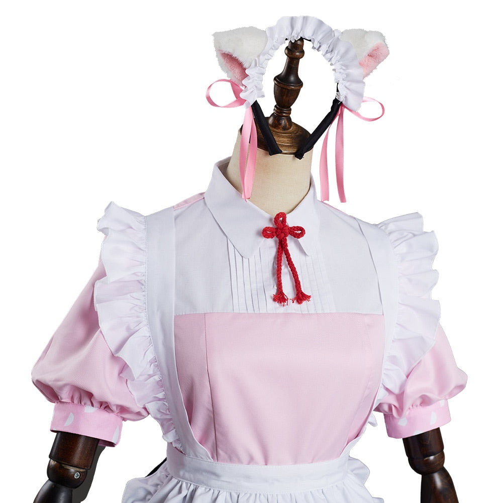 Demon Slayer: Kanao Tsuyuri Maid Cosplay Costume