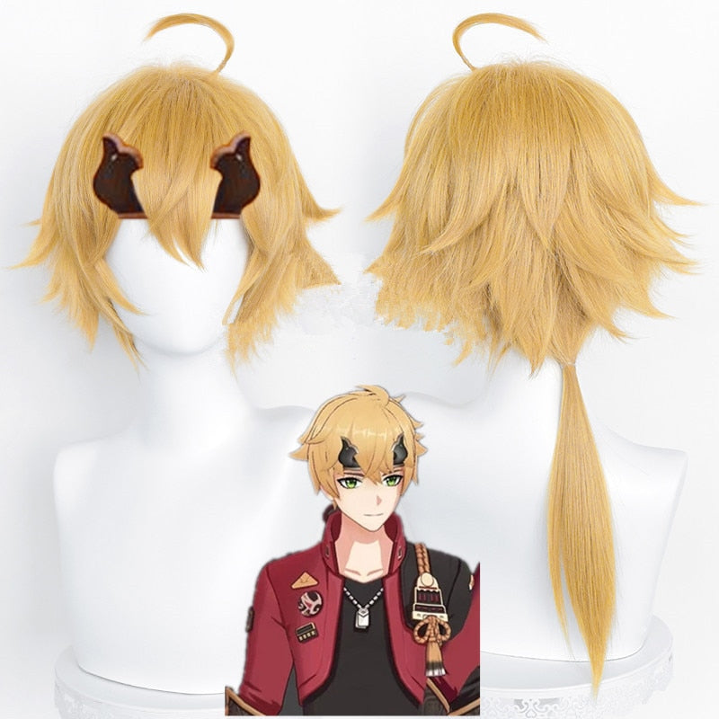 Genshin Impact: Thoma Cosplay Wig