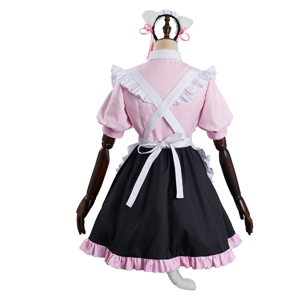 Demon Slayer: Kanao Tsuyuri Maid Cosplay Costume