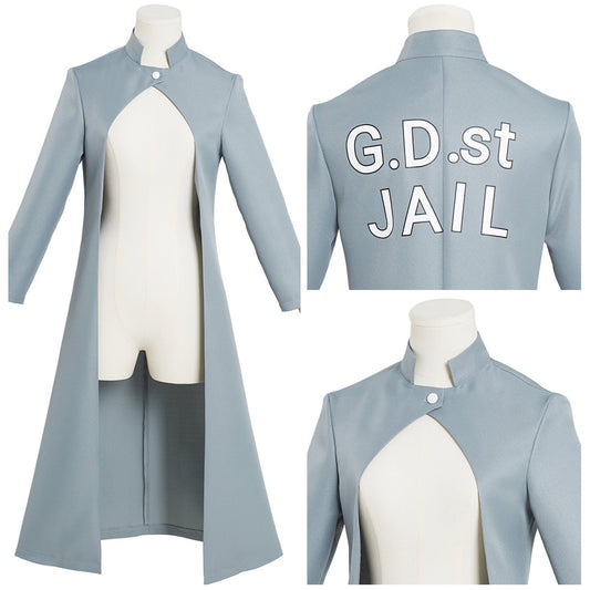 JoJo's Bizarre Adventure: Jotaro Kujo Grey Cosplay Costume