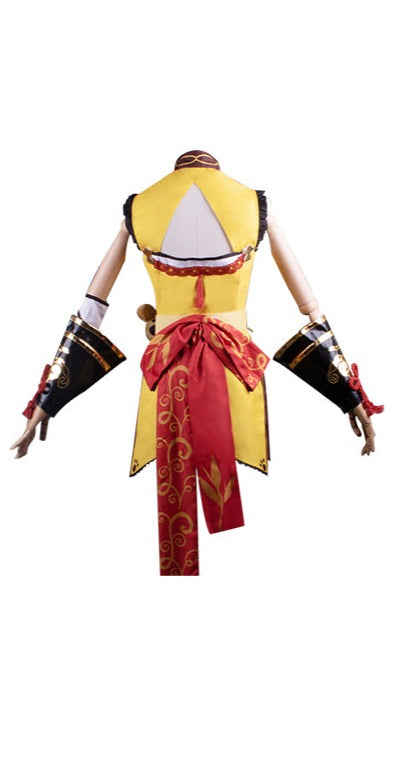 Genshin Impact: Liyue Xiangling Cosplay Costume