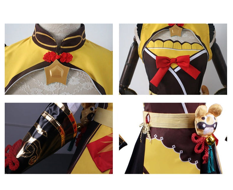 Genshin Impact: Liyue Xiangling Cosplay Costume
