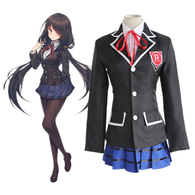 Date A Live: Date A Live School Uniform Cosplay Female Shoes