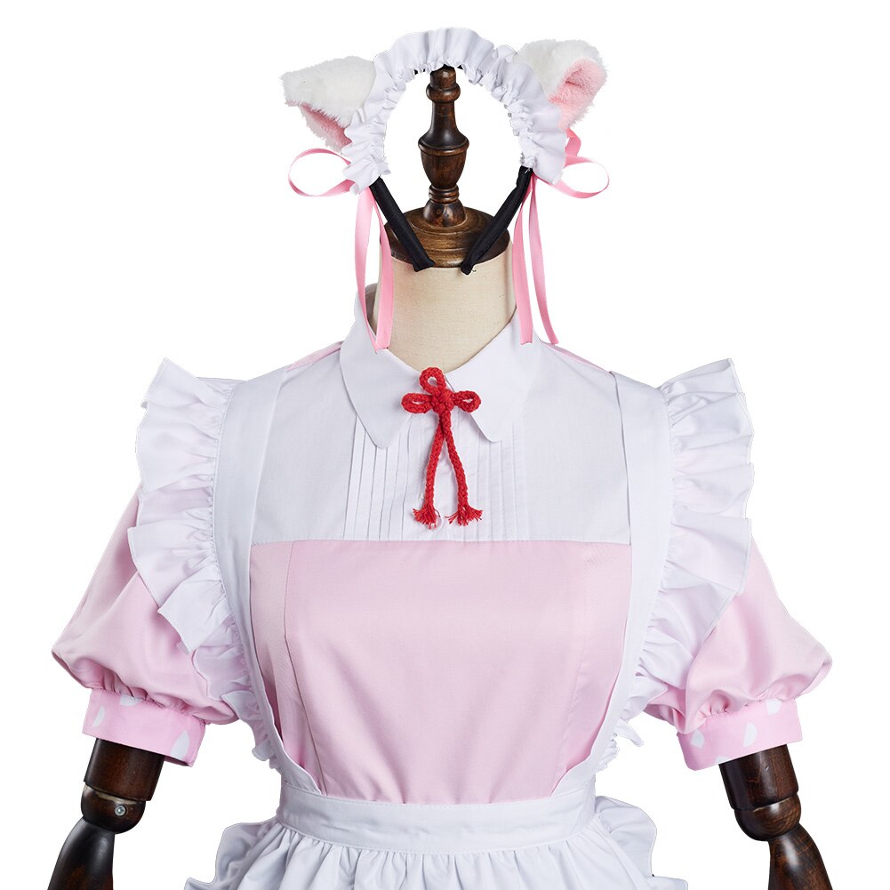 Demon Slayer: Kanao Tsuyuri Maid Cosplay Costume