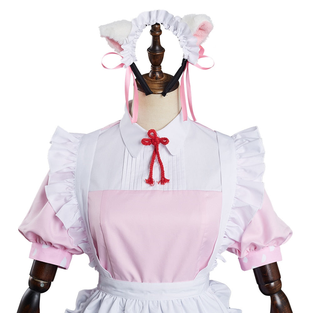 Demon Slayer: Kanao Tsuyuri Maid Cosplay Costume