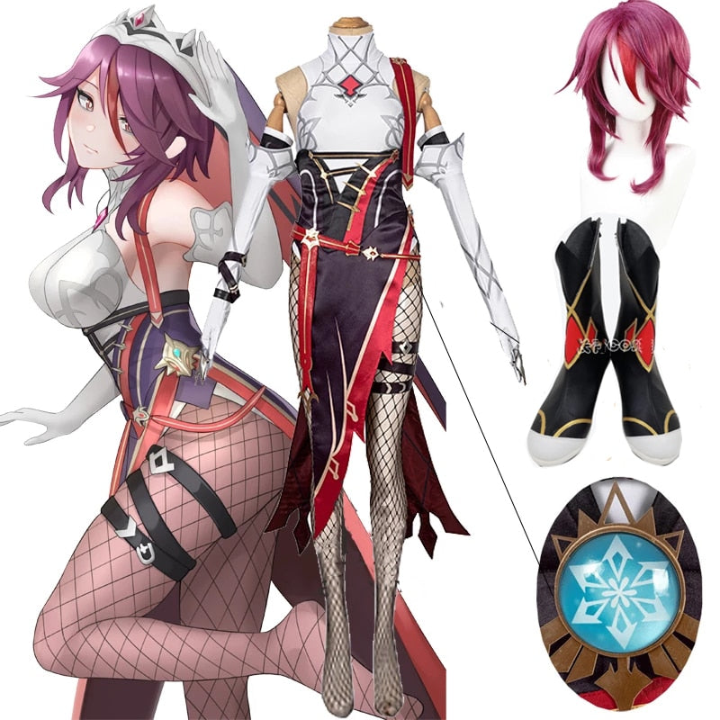 Genshin Impact: Rosaria Cosplay Wig