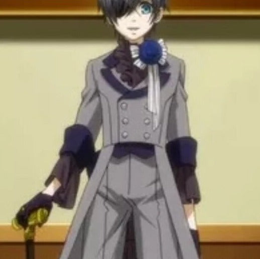 Black Butler: Ciel Phantomhive Grey Cosplay Wig