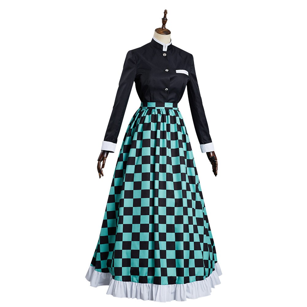 Demon Slayer: Tanjiro Kamado Maid Outfit Cosplay Costume