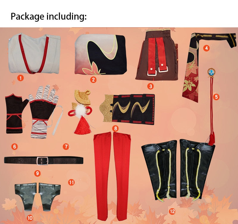 Genshin Impact: Kaedehara Kazuha Cosplay Costume