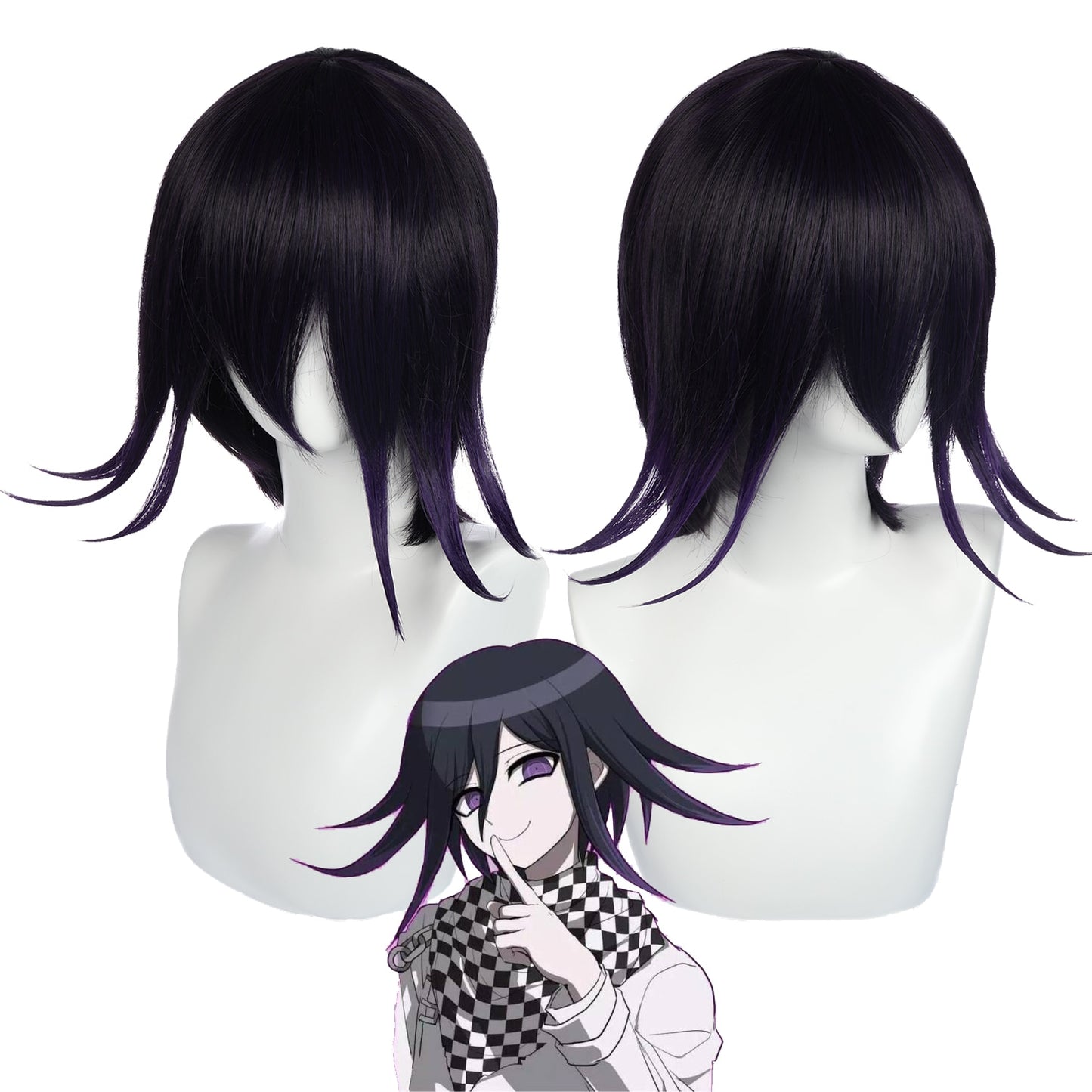Danganronpa: Kokichi Oma Cosplay Wig