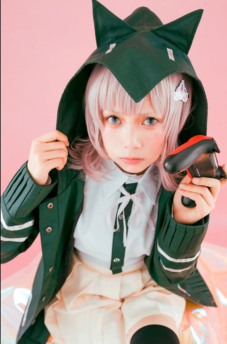 Danganronpa: Chiaki Nanami Cosplay Wig and Hairpin