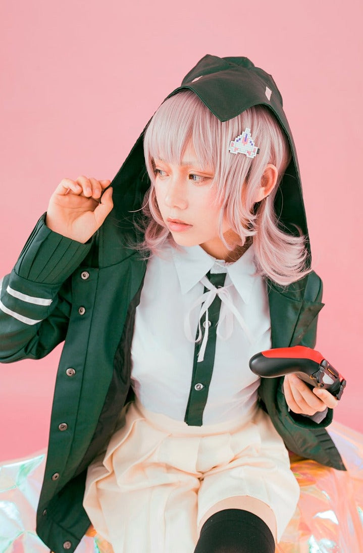 Danganronpa: Chiaki Nanami Cosplay Wig and Hairpin