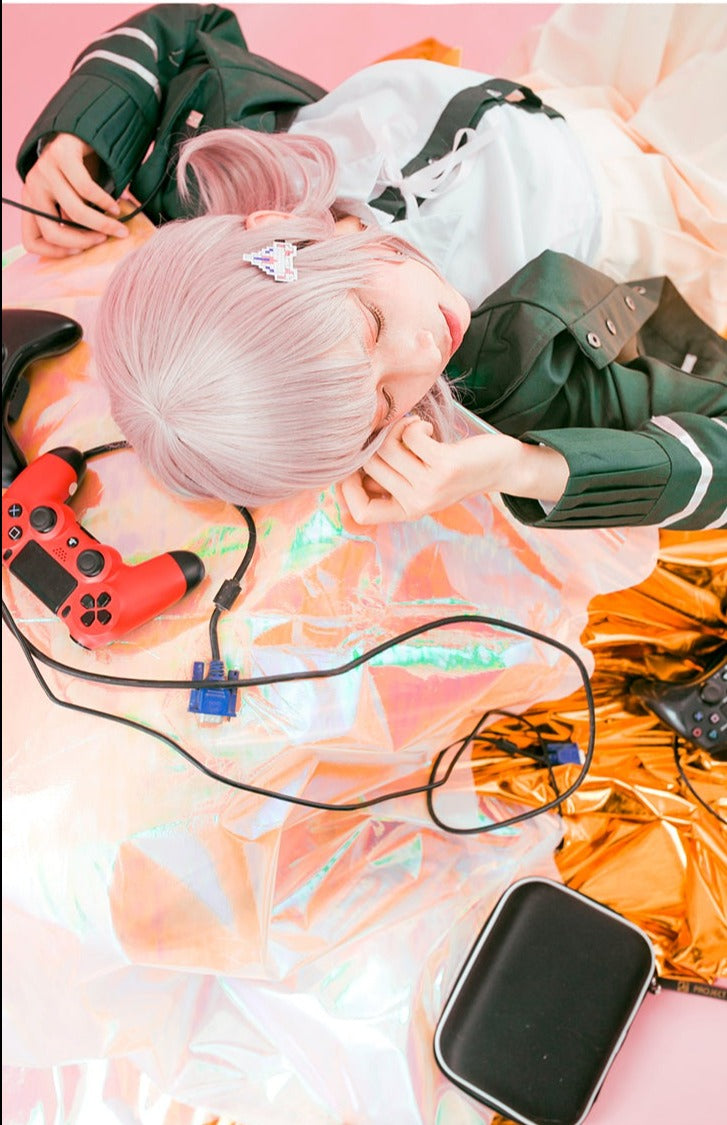 Danganronpa: Chiaki Nanami Cosplay Wig and Hairpin