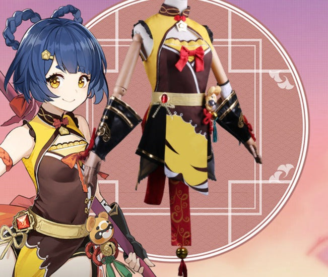 Genshin Impact: Liyue Xiangling Cosplay Costume