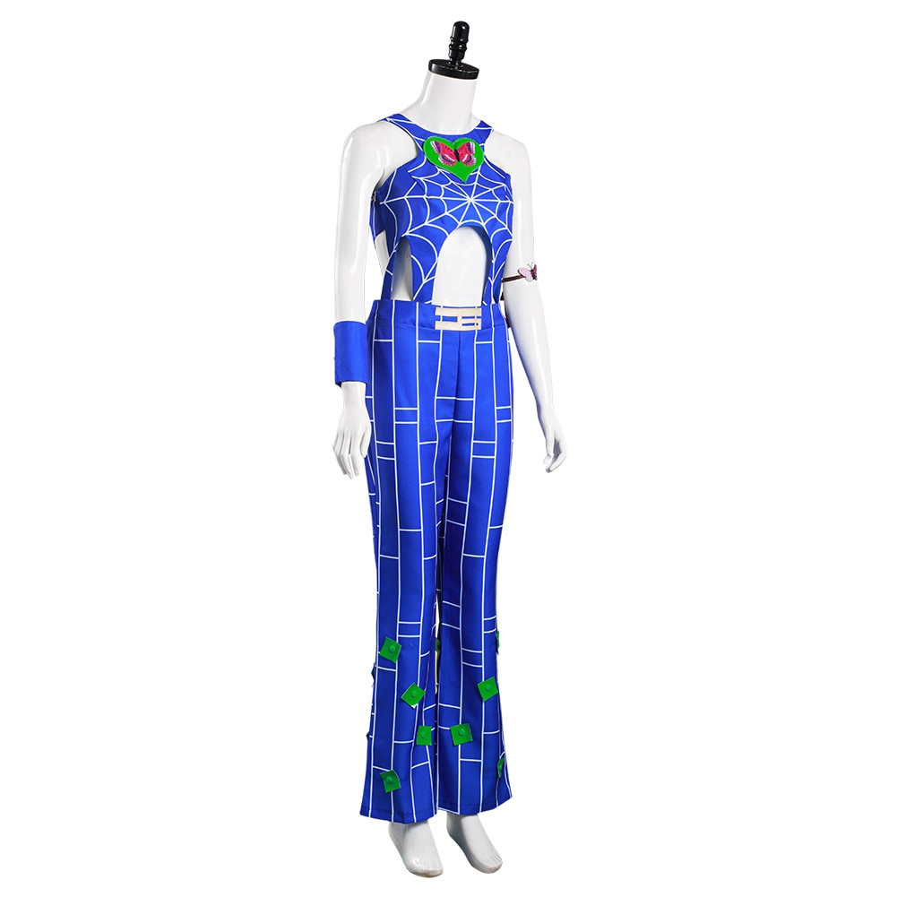 JoJo's Bizarre Adventure: Jolyne Cujoh Blue Cosplay Costume