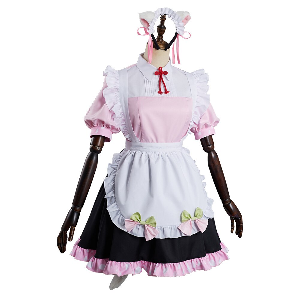 Demon Slayer: Kanao Tsuyuri Maid Cosplay Costume