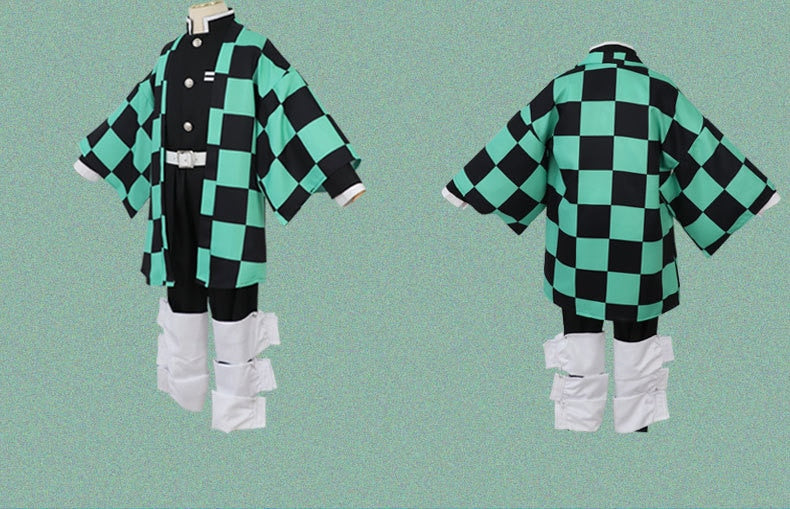 Demon Slayer: Tanjiro Kamado Child Cosplay Costume