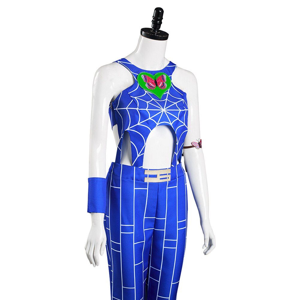 JoJo's Bizarre Adventure: Jolyne Cujoh Blue Cosplay Costume
