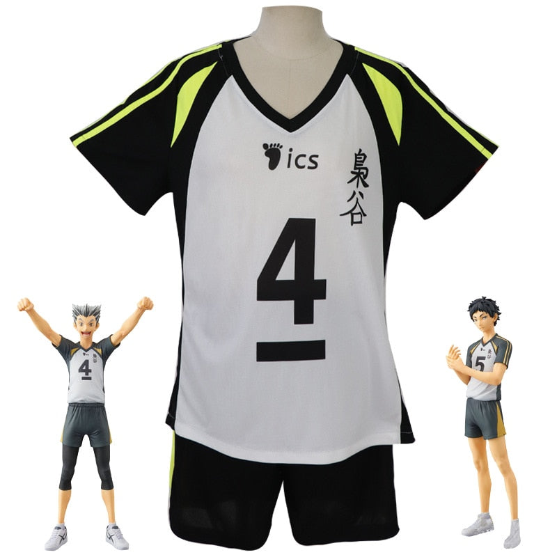 Haikyu!!: Akaashi Keiji and Bokuto Koutarou Fukurodani Academy Cosplay Costume