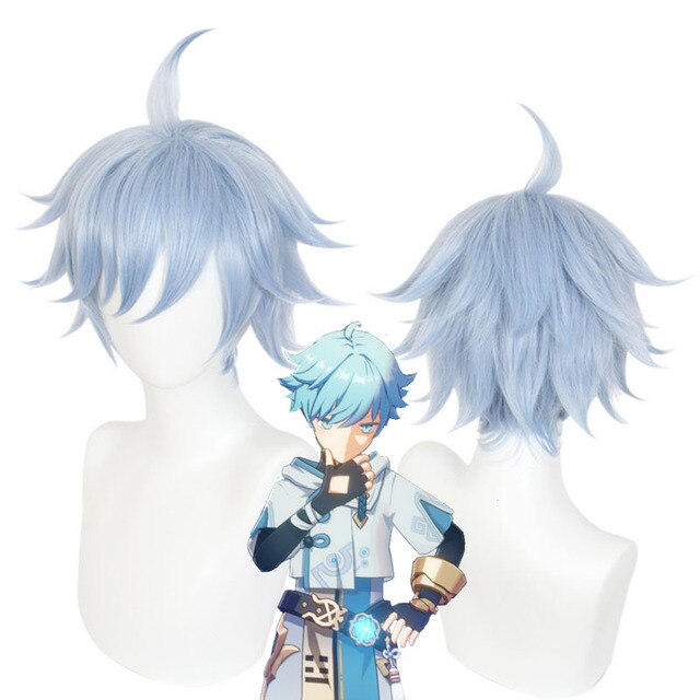 Genshin Impact: Chongyun Cosplay Wig