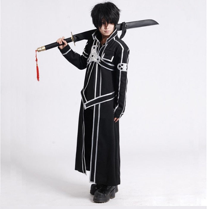 Sword Art Online: Kirigaya "Kirito" Kazuto Black Cosplay Costume