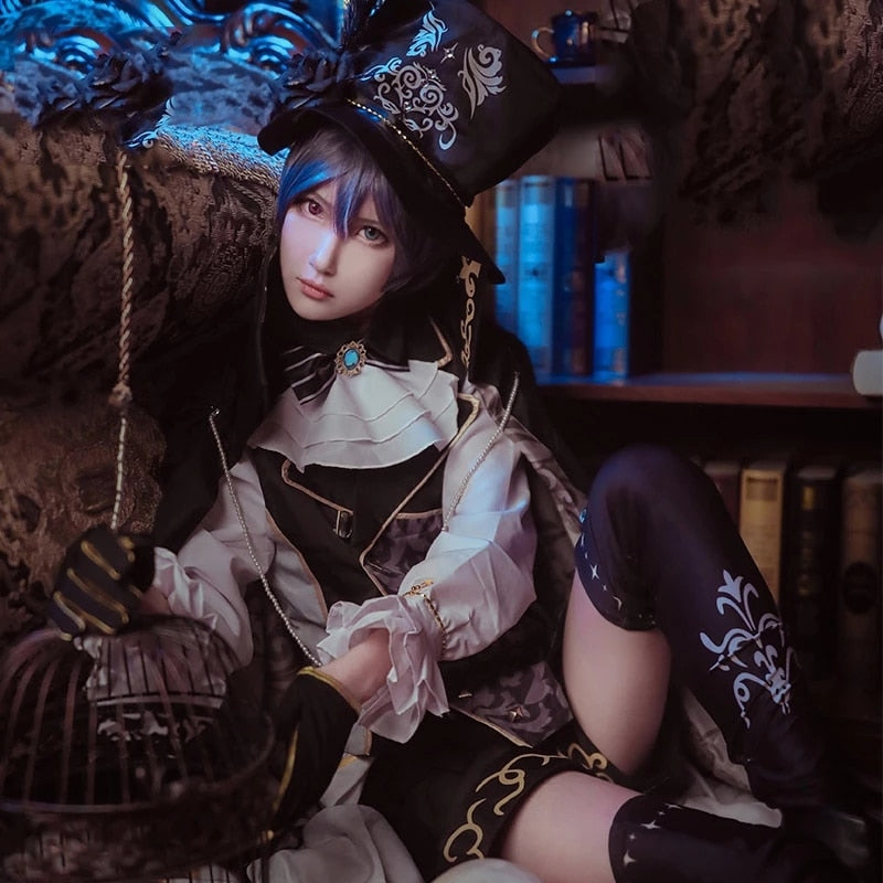 Black Butler: Ciel Phantomhive Female Uniform Cosplay Wig