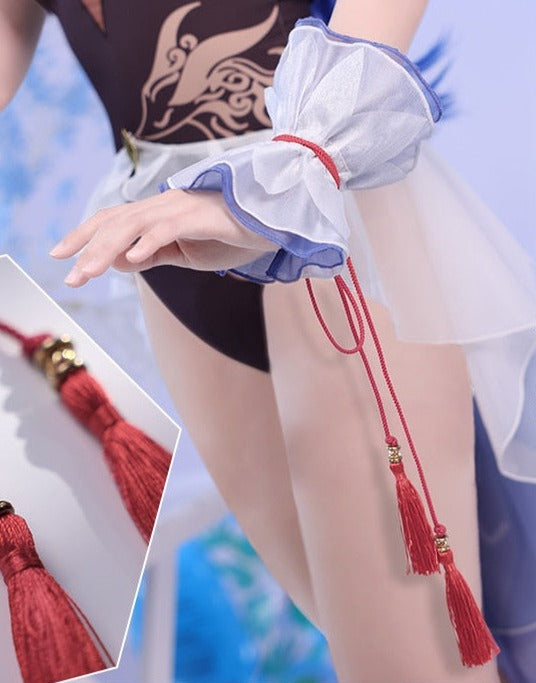 Genshin Impact: Ganyu Swimsuit Cosplay Costume