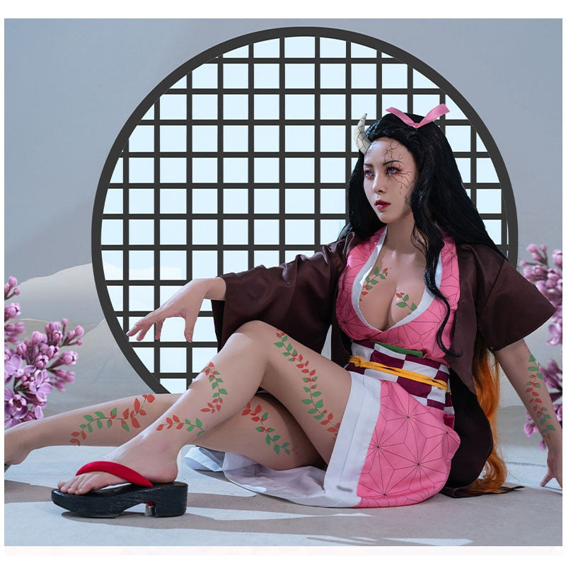 Demon Slayer: Nezuko Kamado Dress Cosplay Costume