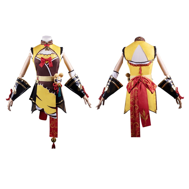 Genshin Impact: Liyue Xiangling Cosplay Costume