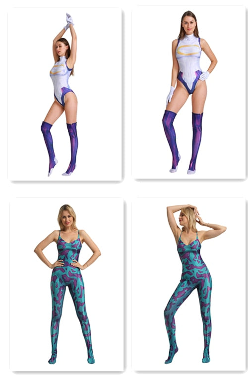 My Hero Academia: Miruko and Ashido Mina Bodysuit Cosplay Costume